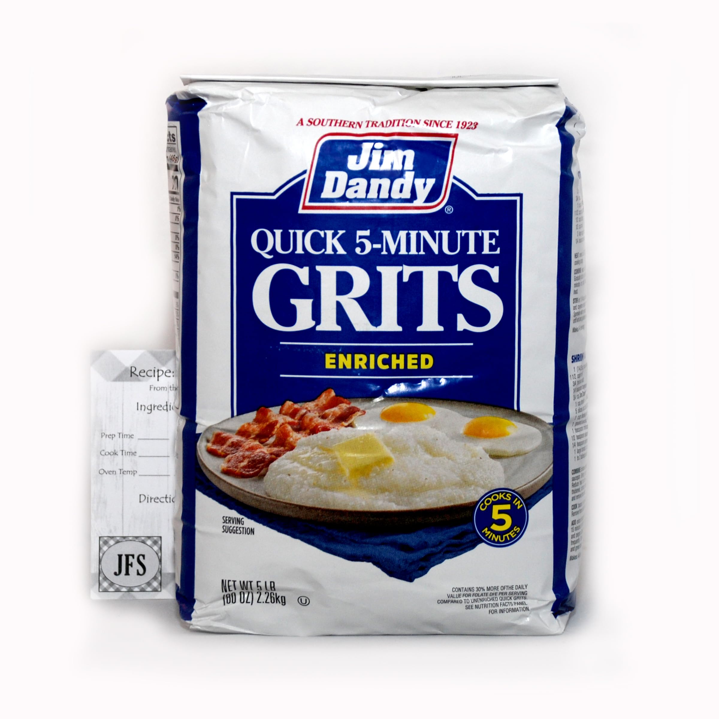 Amazon.com: Jim Dandy Quick Grits, 5 lb Bag Bundled with a JFS